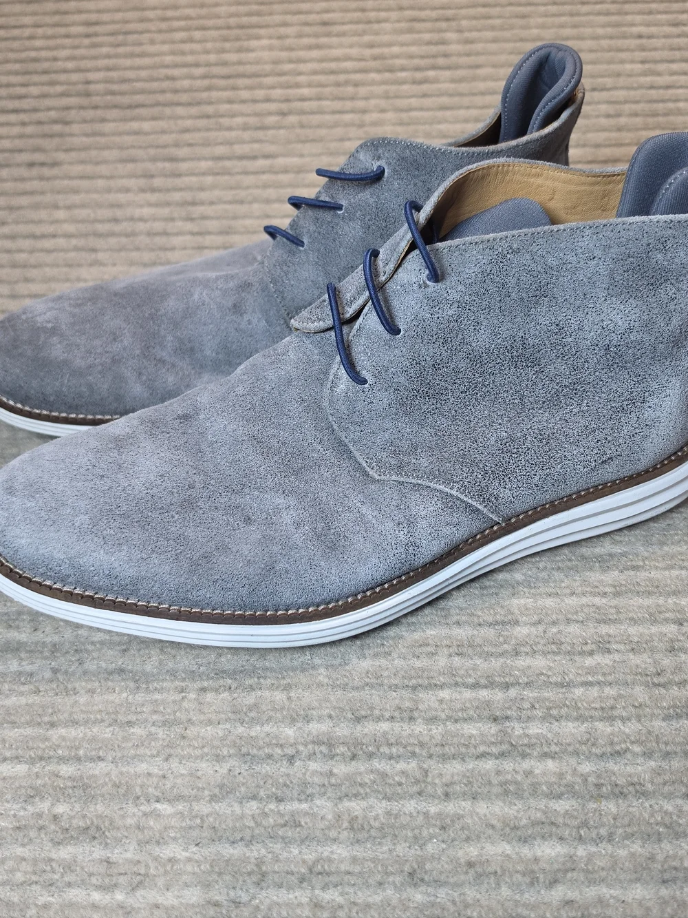 Martin Dingman Suede Chukka Boots Gray Men's 11M Casual Boot Made Brazil